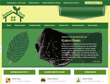 Tablet Screenshot of kratomshop.com